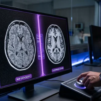 AI-enhanced medical imaging comparison