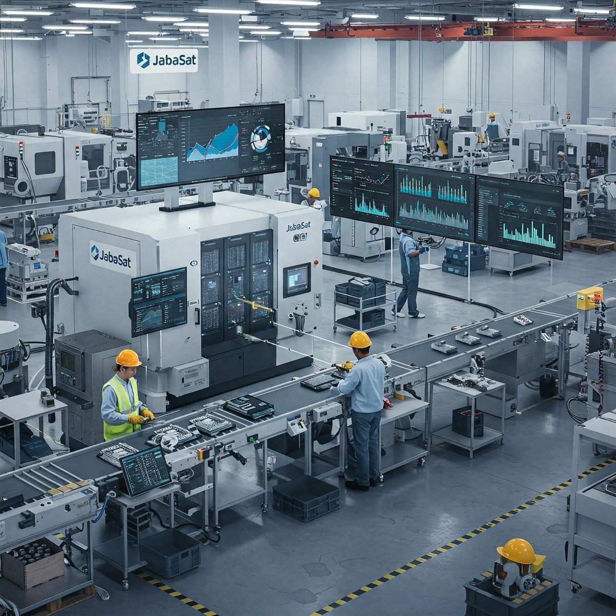 Real-time object tracking on a factory floor
