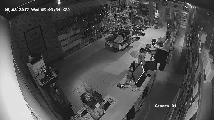 Enhanced low-light security camera footage