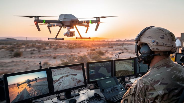 Drone operator interface for aerial imaging